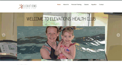 Desktop Screenshot of elevationshealthclub.com
